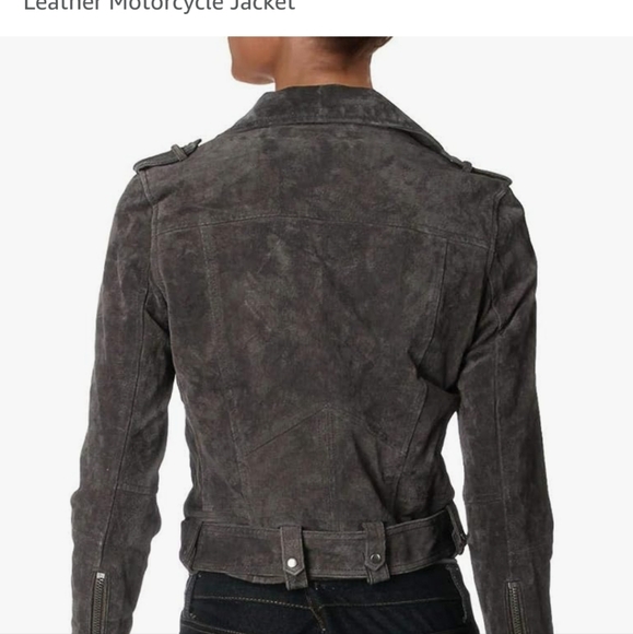 NWT BLANKNYC REAL SUEDE JACKET XS - Picture 3 of 8